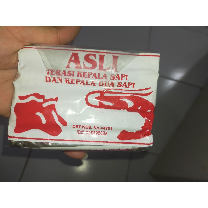 

Terasi Udang Asli K2S Indramayu Kemasan 5 Pcs Berat 180 Gram