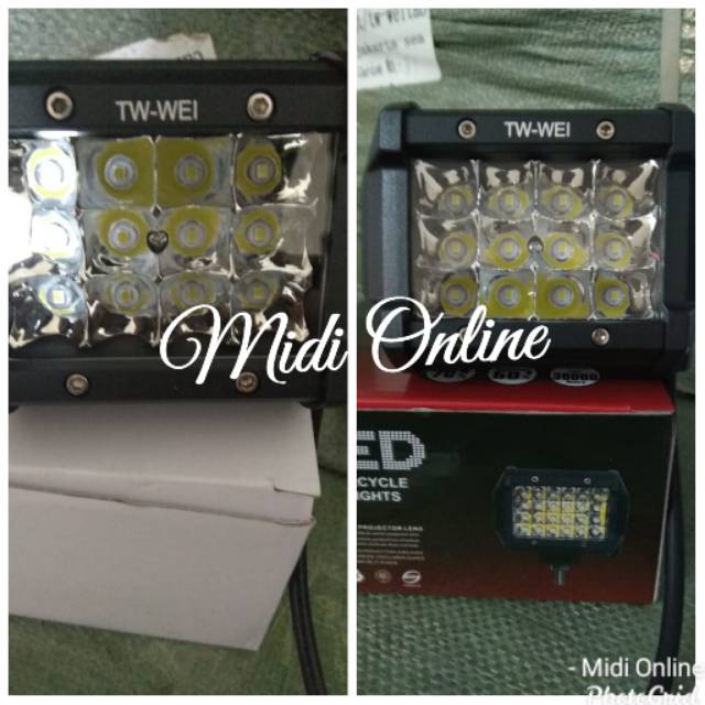 Lampu Tembak Sorot 12Mata - Lampu Tembak CWL 12 Led - Lampu Sorot 12 Mata - Lampu Led CWL 12Mata