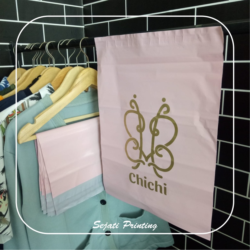

Sablon Plastik Murah 25x35cm,FREE DESAIN - SEJATIPRINTING - POLYMAILER BABY PINK & UNGU