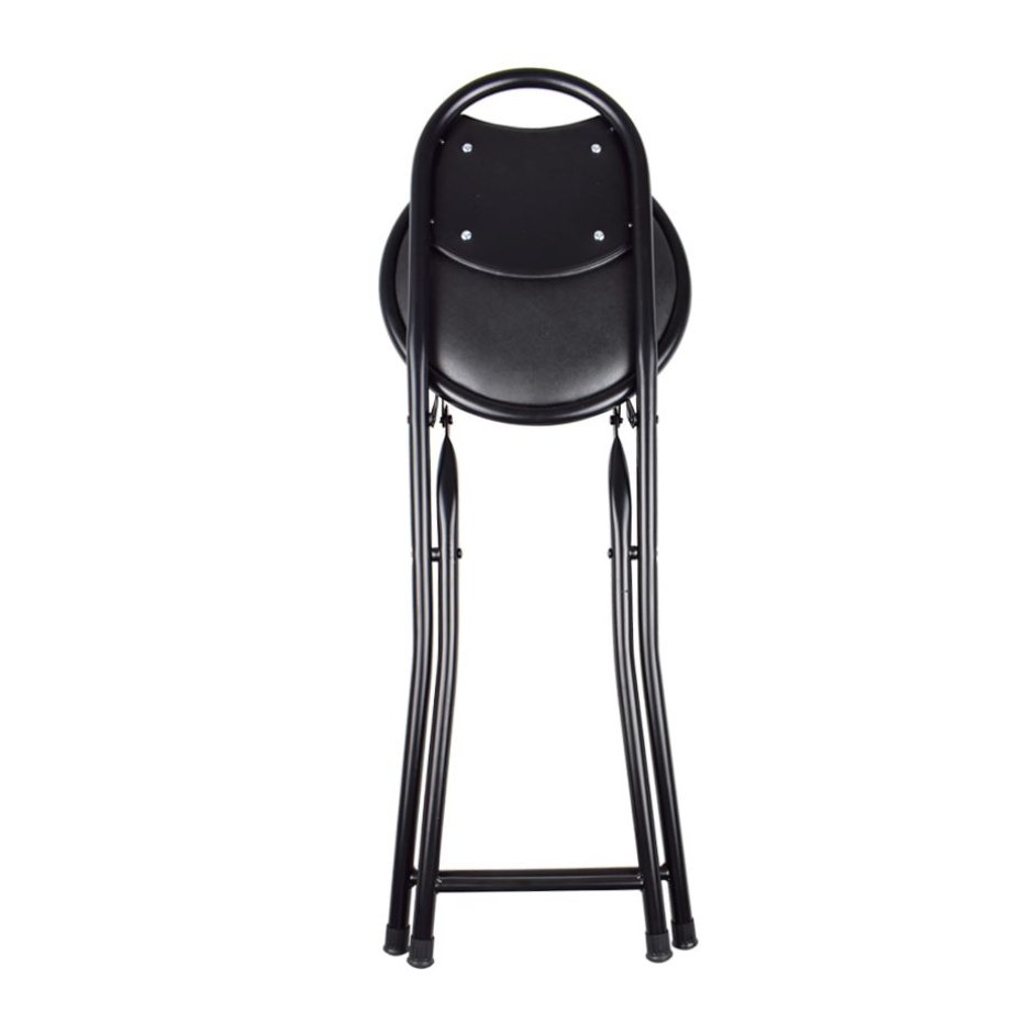 KURSI LIPAT 45CM / FOLDING CHAIR BLACK / WHITE