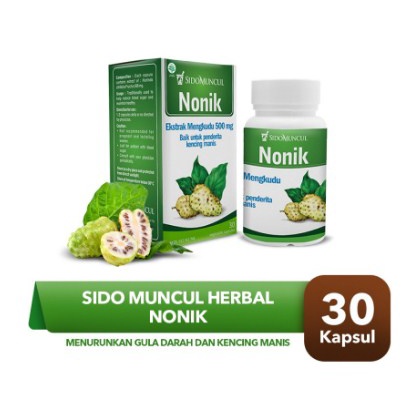 

Sido Muncul Nonik 30 Kapsul Herbal -Mengkudu Meringankan Kencing Manis