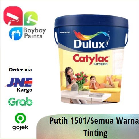 CAT TEMBOK INTERIOR DULUX CATYLAC Putih/Bisa Semua Warna/Tinting 5 KG