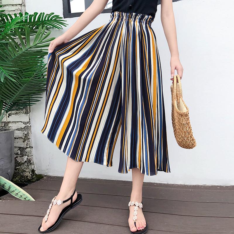  Celana  Panjang Wanita  Model High Waist dengan Potongan 