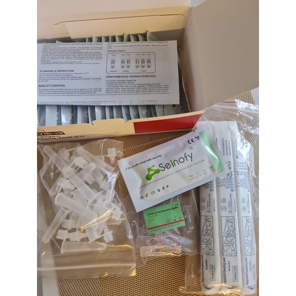 seinofy swab antigen mandiri,swab antigen covid19,alat tes covid,original