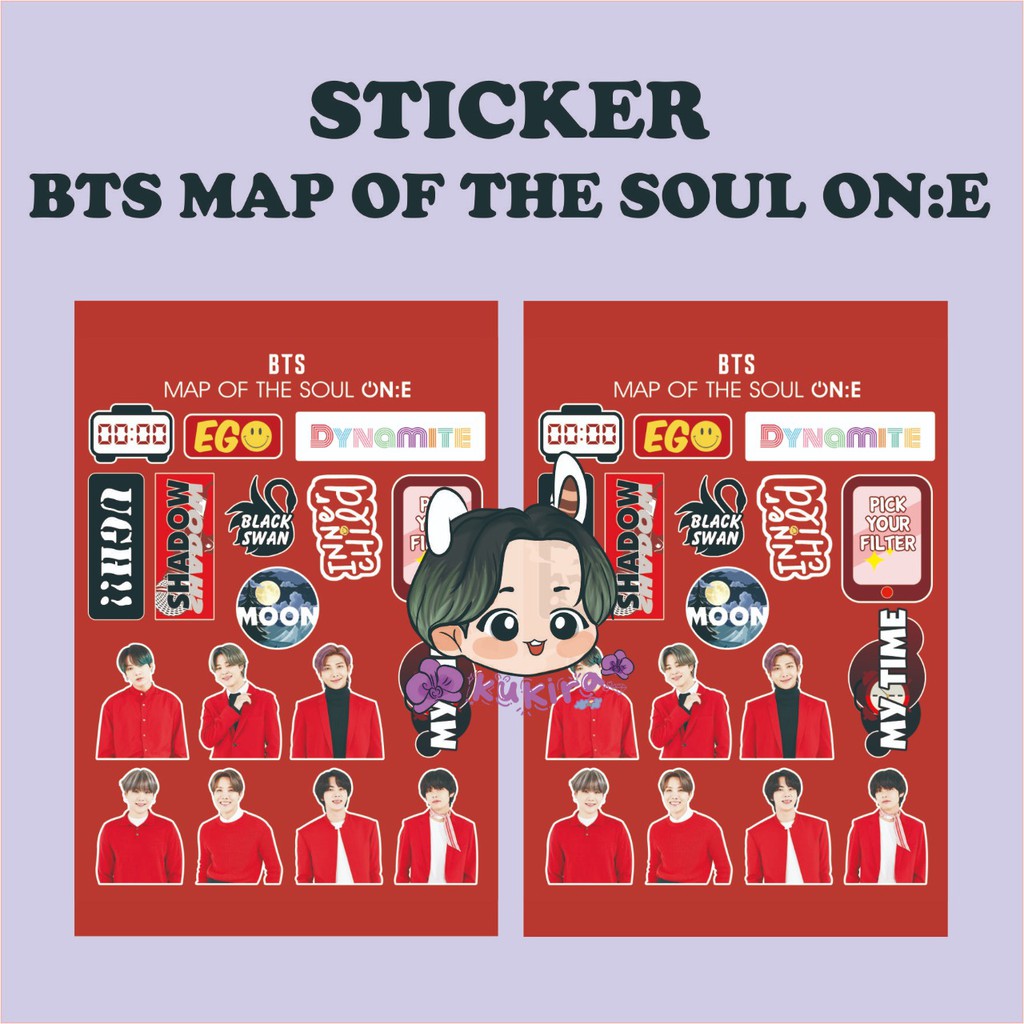 STICKER BTS MAP OF THE SOUL ONE CONCERT ON;E