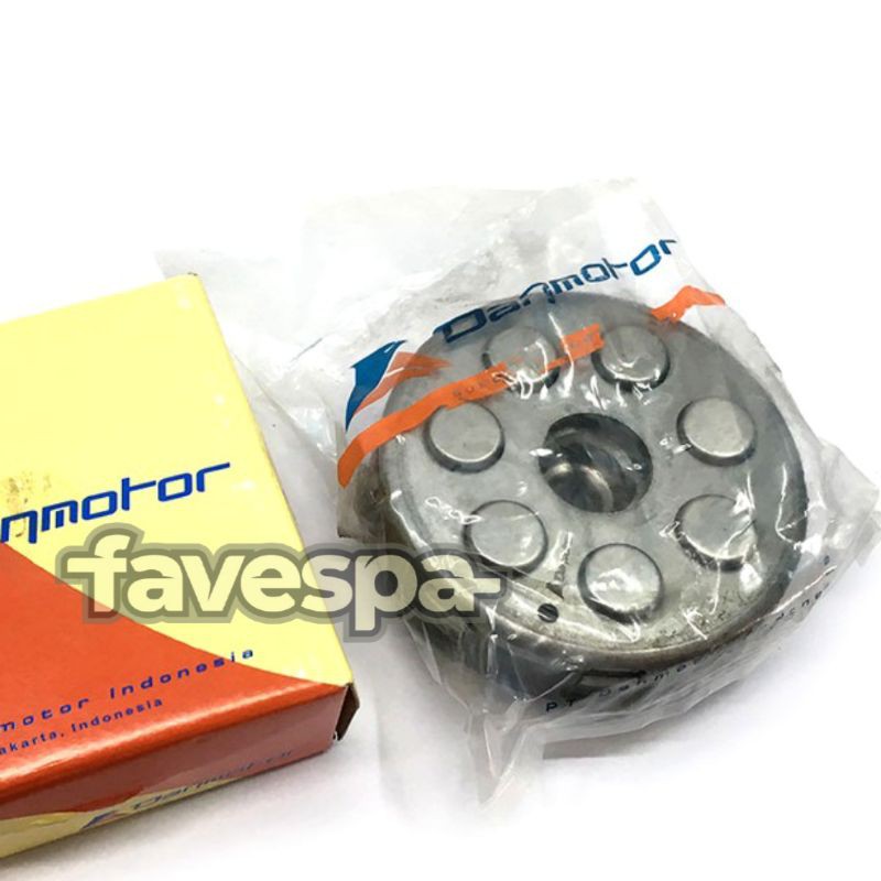 KOPLING SET PER 7 21T VESPA PXE EXCEL STRADA ORIGINAL DANMOTOR