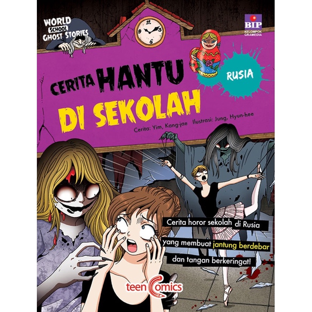 Gramedia Bali - Cerita Hantu Di Sekolah : Rusia (Edisi Revisi)