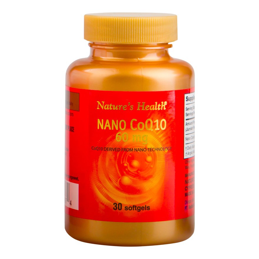 Nature's Health Nano Co-Q-10 60 MG (30 Softgels)