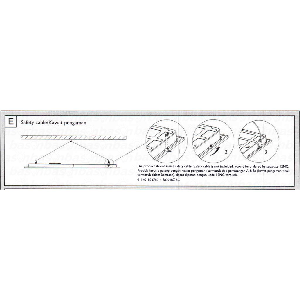 PHILIPS RC048Z SC Safety Cable