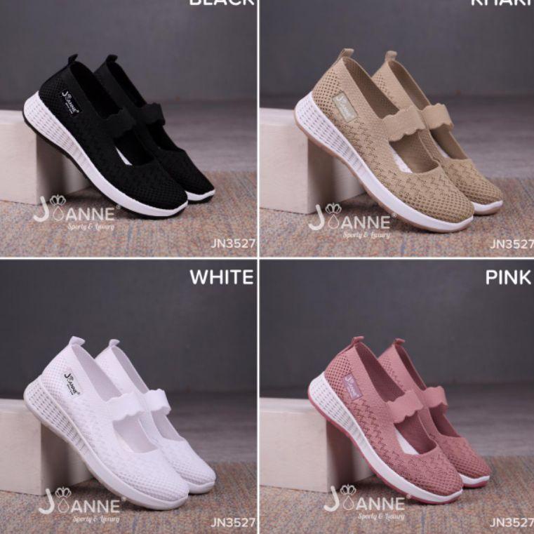 RESTOCK [ORIGINAL] JOANNE FlyKnit Flats Shoes Sepatu Wanita #JN3527 –BR.10Jn22ᴺ