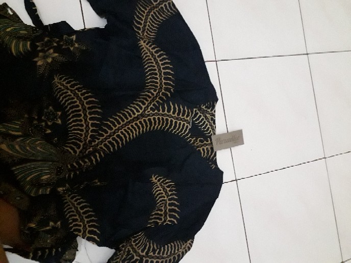 Batik Wanita Asj Sa Hrb026 Kenongo Kemeja Tosca Pendek