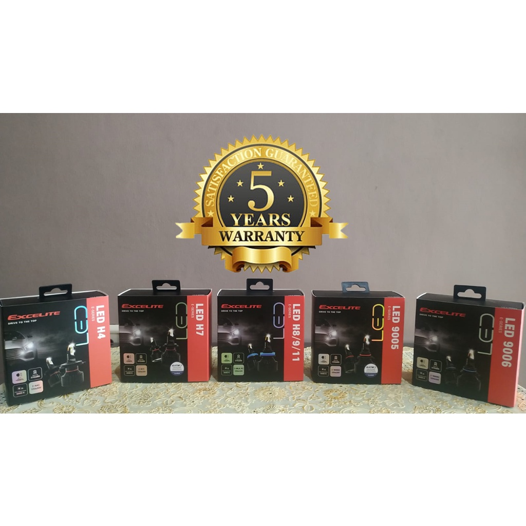 EXCELITE LED E-SERIES, 26W 6000K - H1, H4, H7, H11, HB3, HB4, HiR2