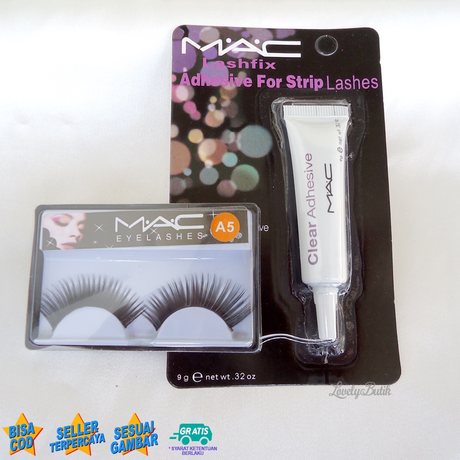 Bulu Mata Palsu Natural Eyelashes Lentik Tebal Panjang Bonus Lem Bulu Mata - Lovelybutik