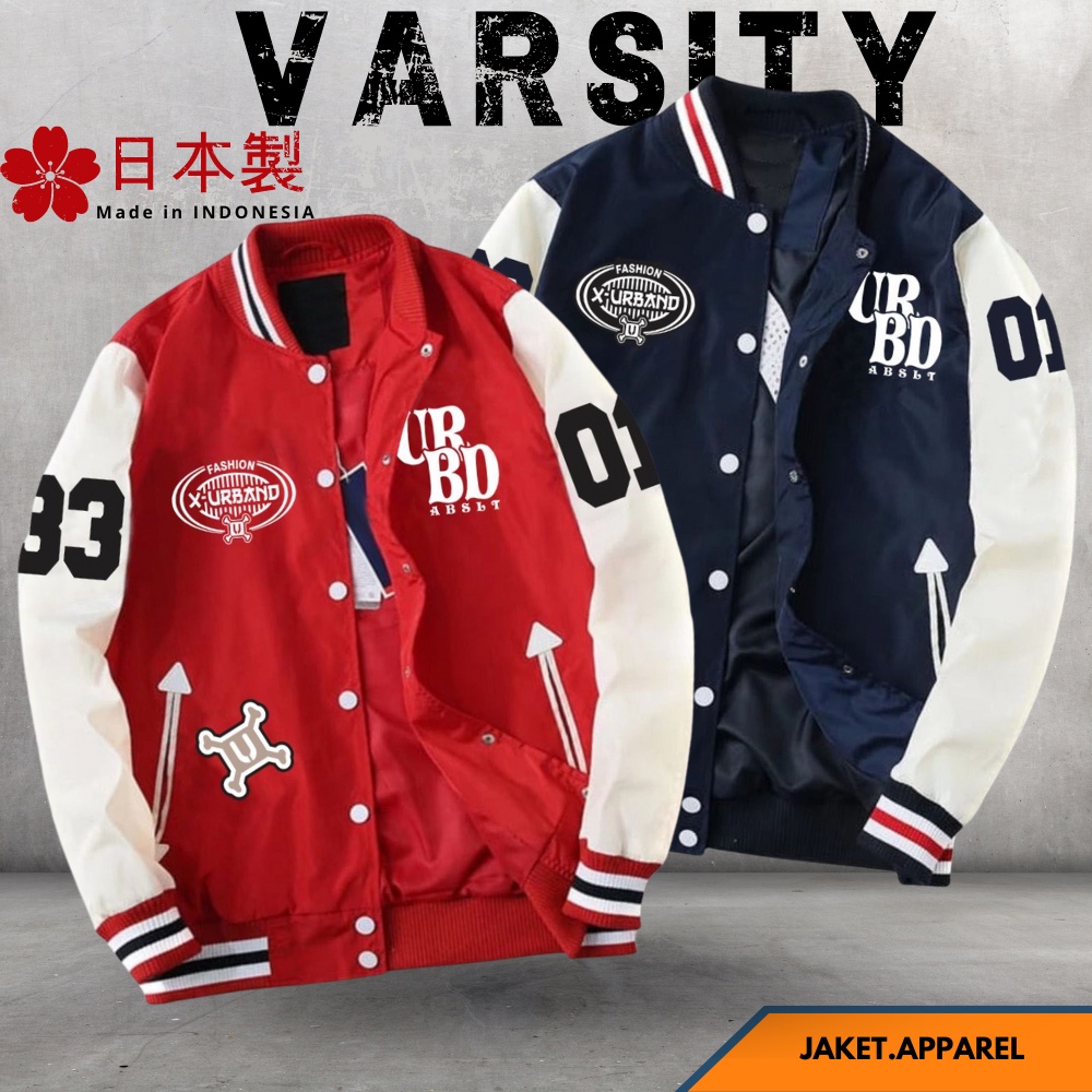 Jaket Pria Jaket Jacket Jeket Varsity Bseball Bisbol Vintage Original Black Polos Basket Pria Cowok 