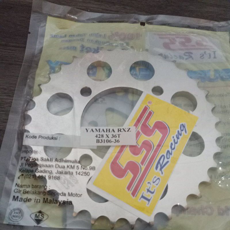 gear gir sss yamaha 415-35 36 37 38  T ger sss yamaha 415 jupiter rx king