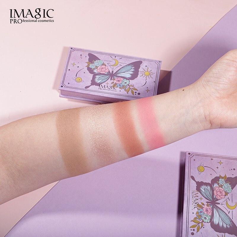 (READY &amp; ORI) IMAGIC Purple 4 Colour Contour Palette FA128 FA 128