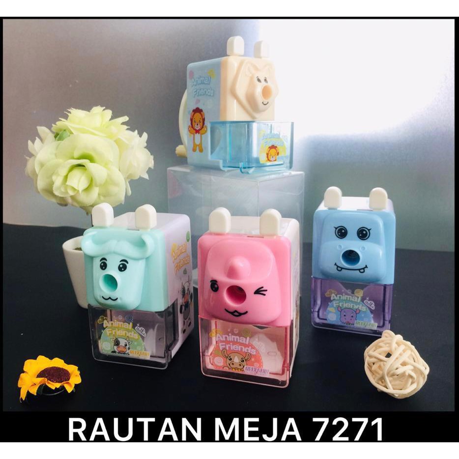 

AS888 - SERUTAN PENSIL MEJA MOTIF BINATANG 3D RAUTAN PENSIL MEJA MODEL KOTAK. MURAH