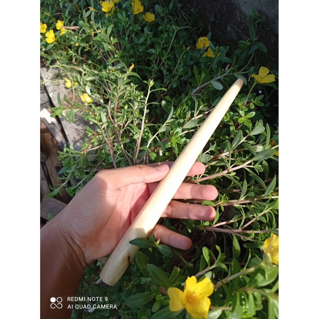Pipa once kayu kemuning gading JUMBO PANJANG 25CM pipa kayu kemuning gading unik