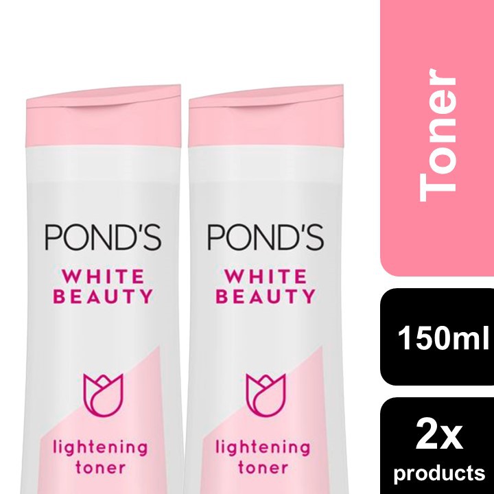 Pond's Toner White Beauty Lightening 150 ml Twin Pack Shopee Indonesia