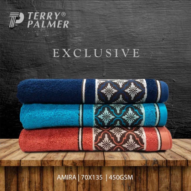 ORIGINAL Handuk Terry Palmer Exclusive Premium 50x100 Original Terry Palmer Merah Putih Handuk Anak Handuk Dewasa Handuk Travel Handuk Original