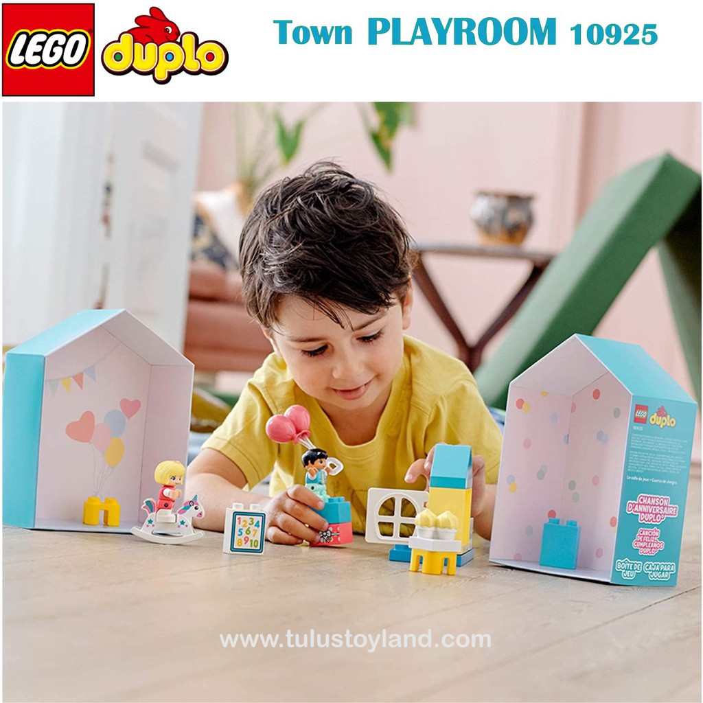 LEGO Original DUPLO Town Playroom 10925 Bedroom 10926 Pizza Stand 10927 ASLI Mainan Susun Balok