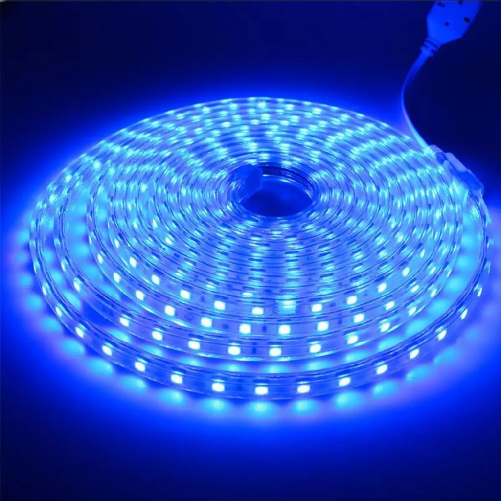 Lampu LED Strip / Lampu Selang 10 Meter SMD5050 220V + Konektor