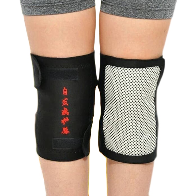 Sabuk Alat Deker Terapi Pemanas Lutut Knee Pads Magnetic Support SEPASANG