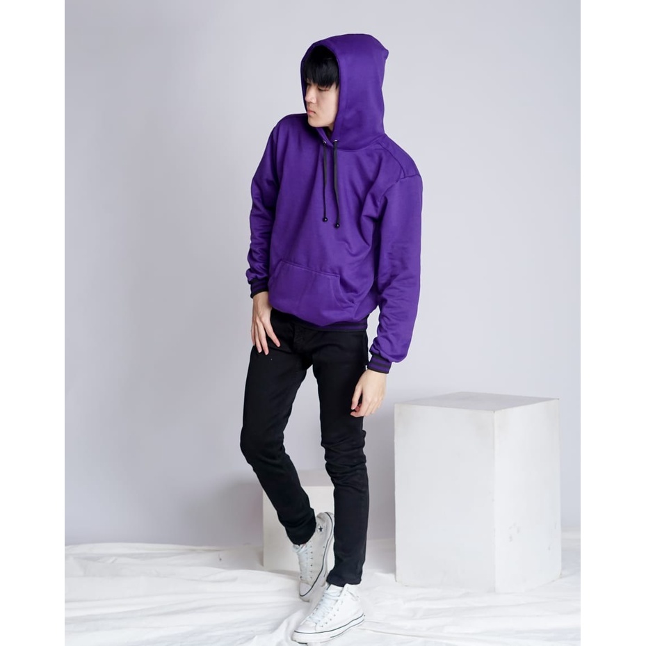 MUKZHOP - Sweater Hoodie BASIC VIOLET