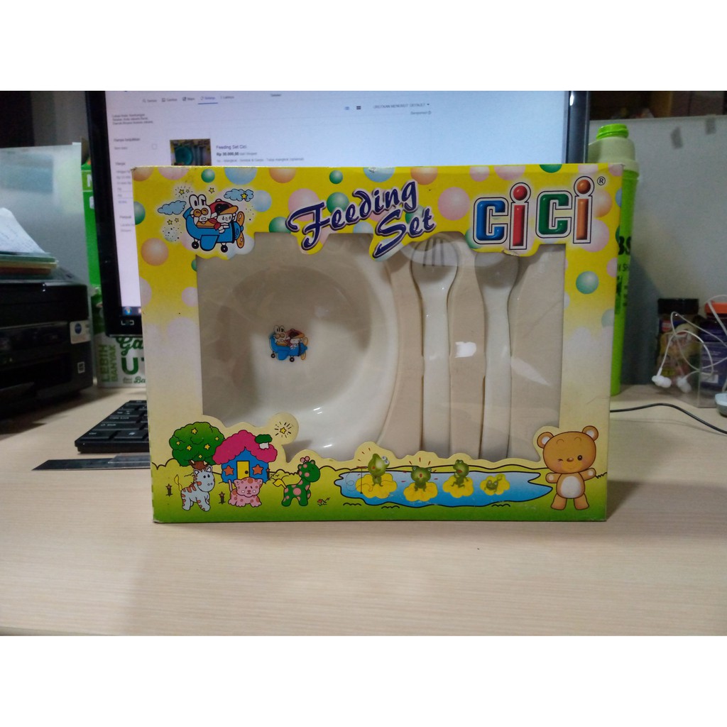 FEEDING SET CICI / TEMPAT MAKAN BAYI BPA FREE