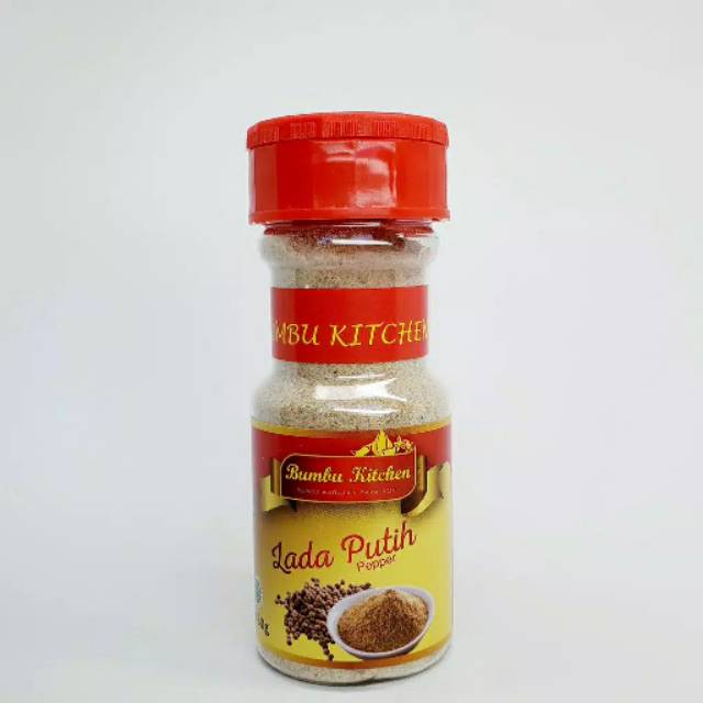 

Bumbu kitchen lada putih bubuk/pepper powder 60 gram