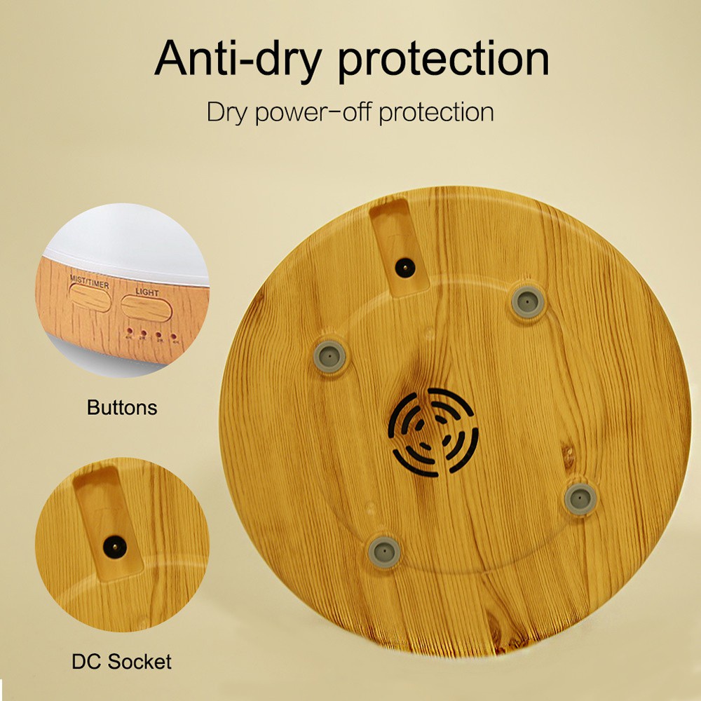 Humi H04 -Essential Oil Aromatherapy Diffuser Ultrasonic Cool Mist With Remote