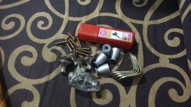 Handle Knob Bulat Laci Dan Lemari Warna Silver / Tarikan Knob Bulat Silver