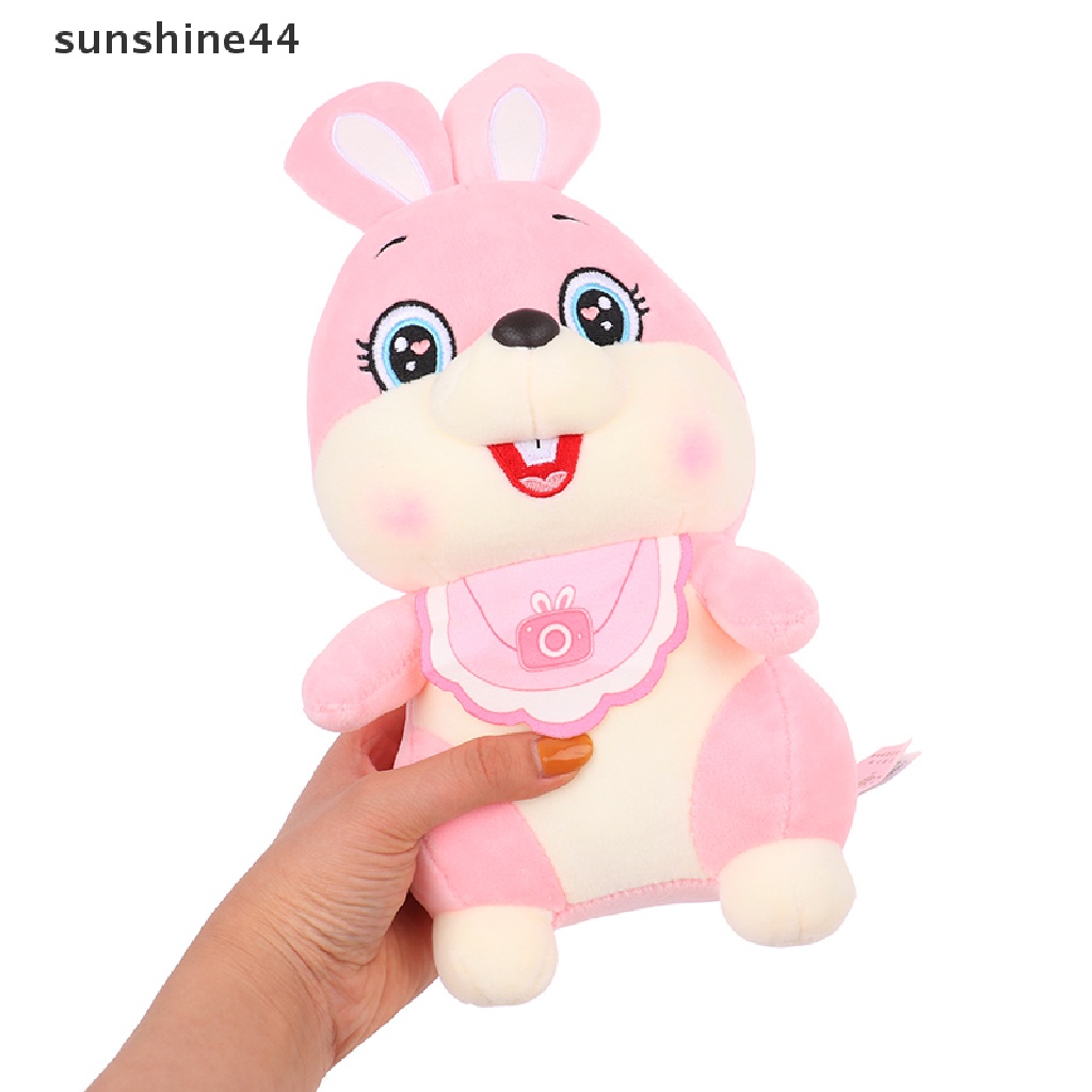 Sunshine 1pc Mainan Boneka Plush Kelinci 28cm Warna-Warni Untuk Hadiah Anak Perempuan