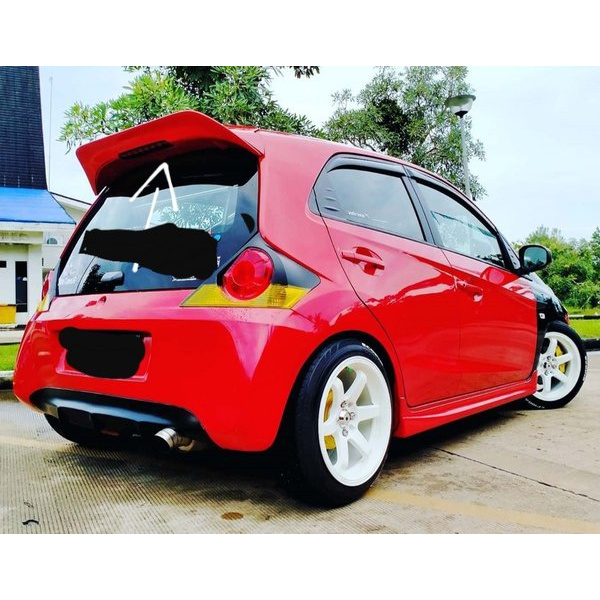 add on spoiler honda brio old