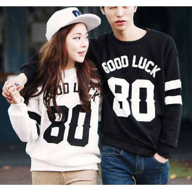 Lp Goodluck Couple. sweater couple. kaos couple. pakaian couple. berkah