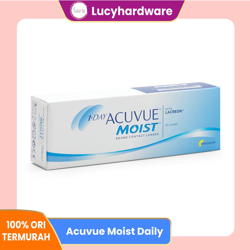 Jual Softlens Bening Acuvue Moist Daily 15 Pasang | Shopee Indonesia