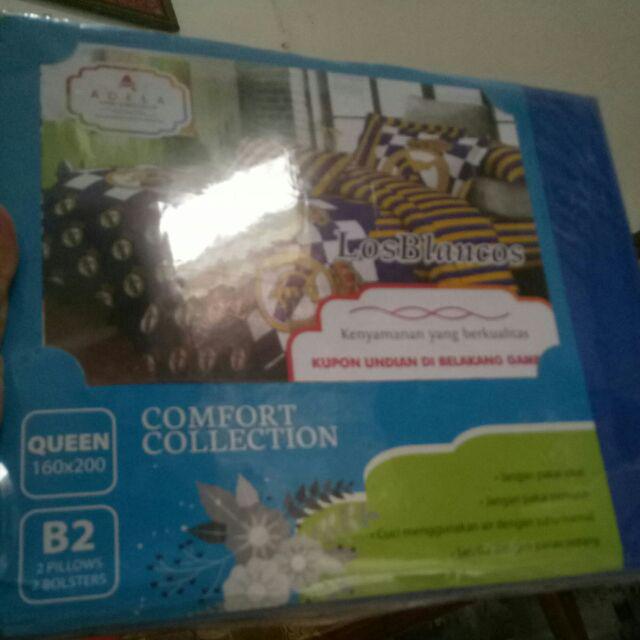 Rc Termurrah Bahan Dispers Tidak Luntur Sprei Adela Queen Ukuran  160×200 Cm
