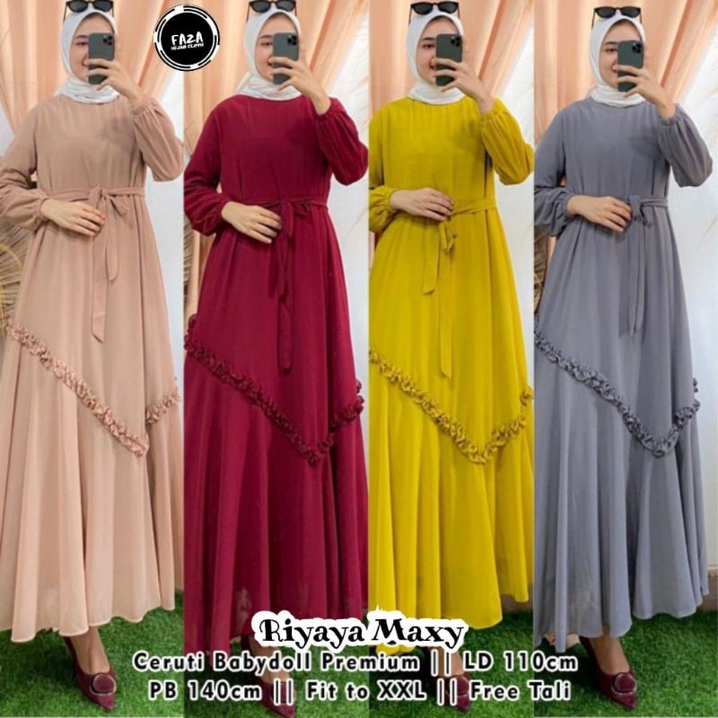 Gamis Terbaru - Riyaya Maxy by Faza