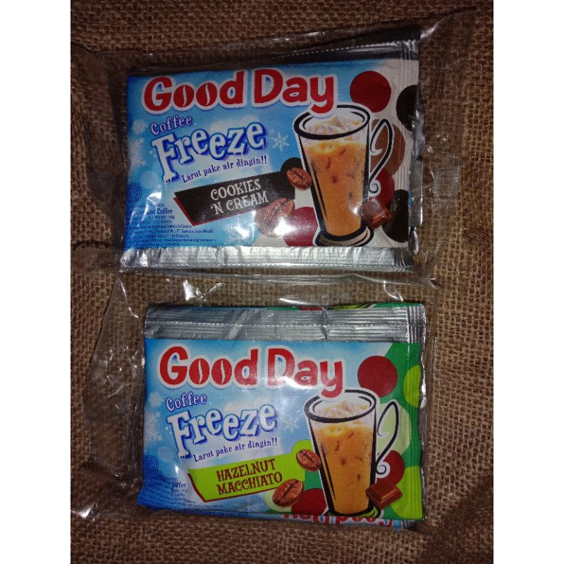 

goodday freeze kopi dingin ala cafe