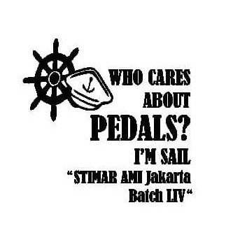 

Jual Custom Stiker Who Cares About Your Pedals I'M Sail Logo Ayo Order