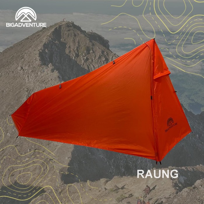 Tenda Tarp Tent 1 Person Raung Ultralight Original Bigadventure