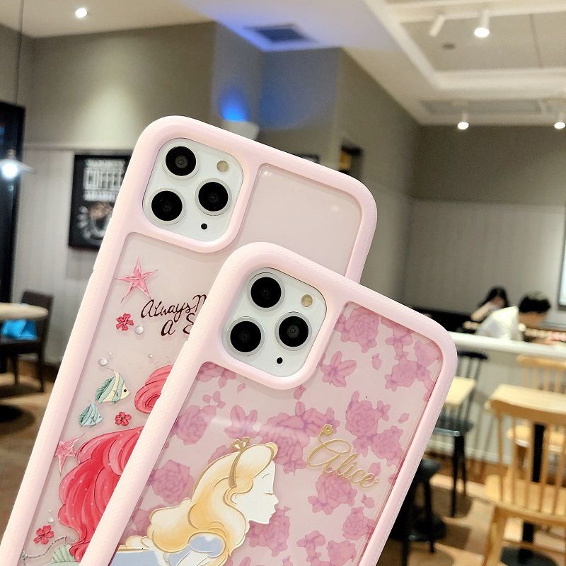 casing ponsel pola putri duyung untuk iPhone 7plus 8plus 7 8 Plus X Xs 11 Pro Max ProMax