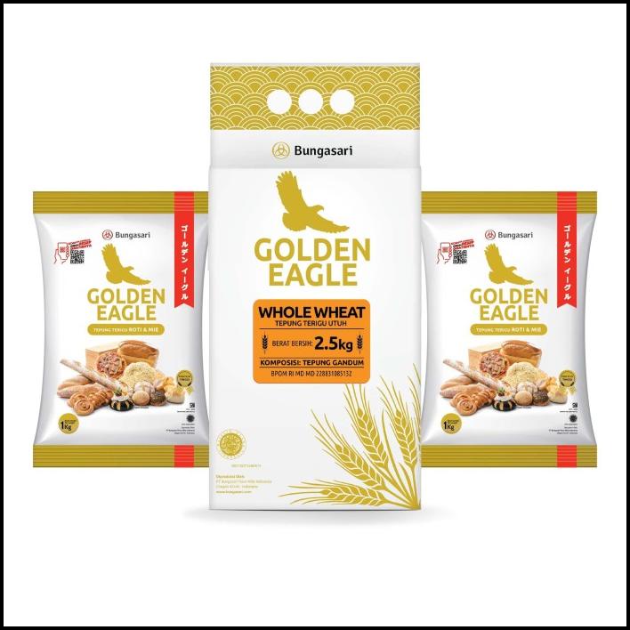 

Bungasari 2Pcs Golden Eagle Tepung + 1Pcs Golden Eagle Whole Wheat