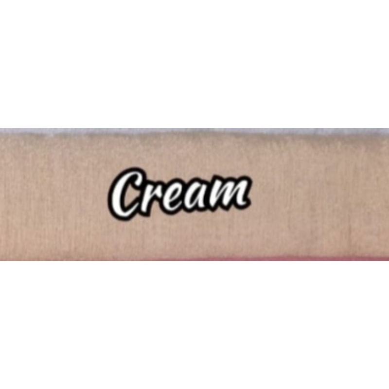 slendang organza 2.5-Krem