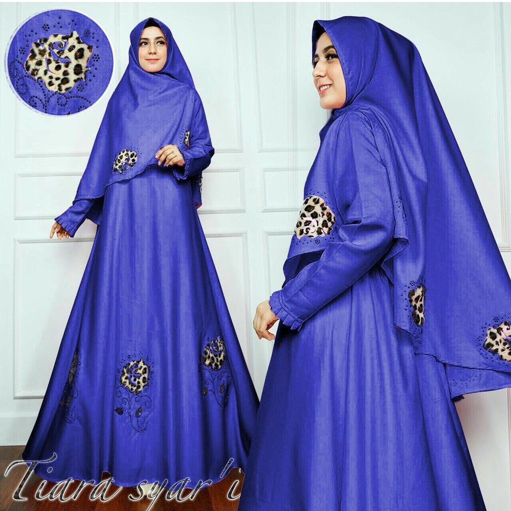 HOPYLOVY - Gamis Wanita Mote Syari Tiara