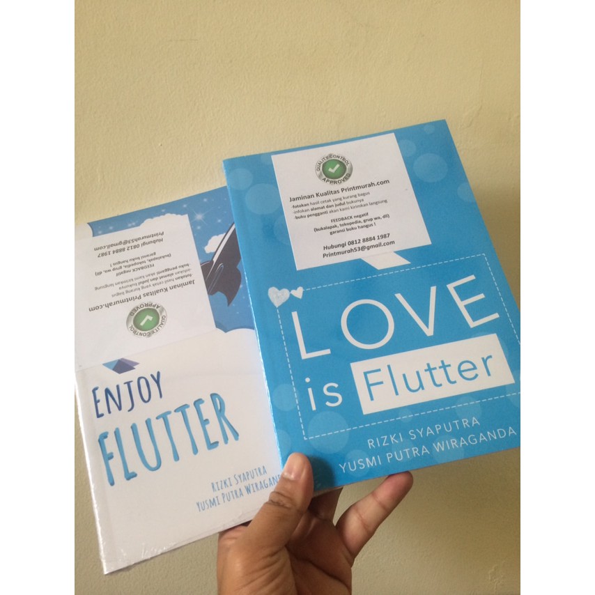 Paket Bundling Buku Flutter (Enjoy Flutter&Love is Flutter)