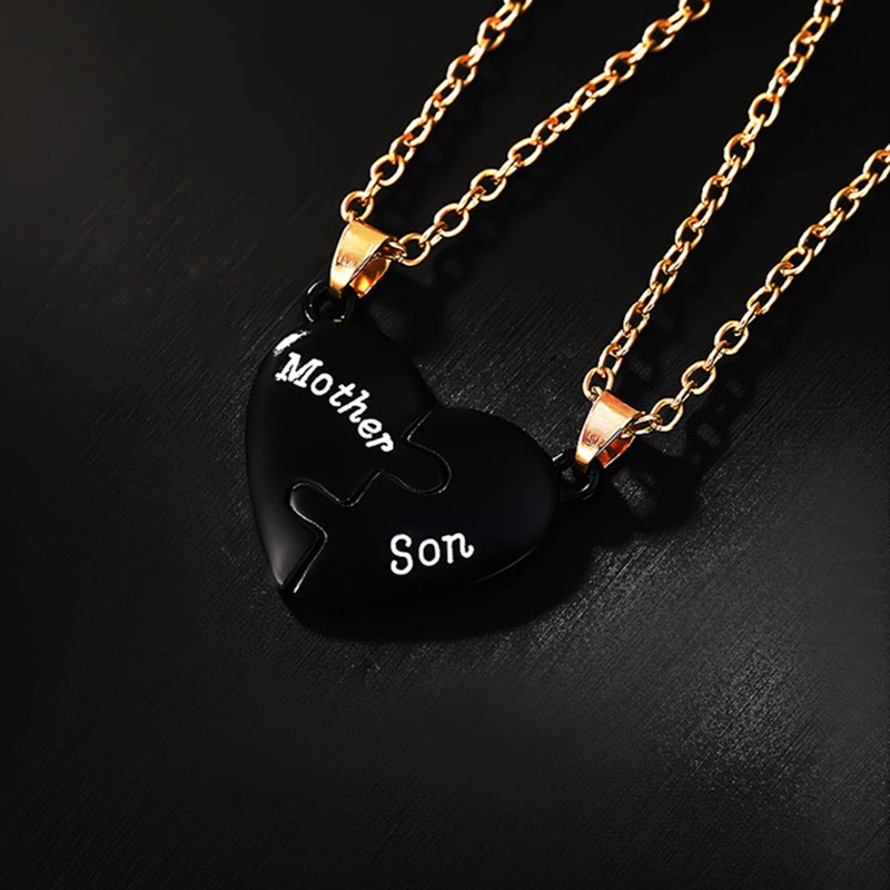 Kalung Rantai Liontin Hati Motif Tulisan Best Friend Gaya Korea Untuk Wanita