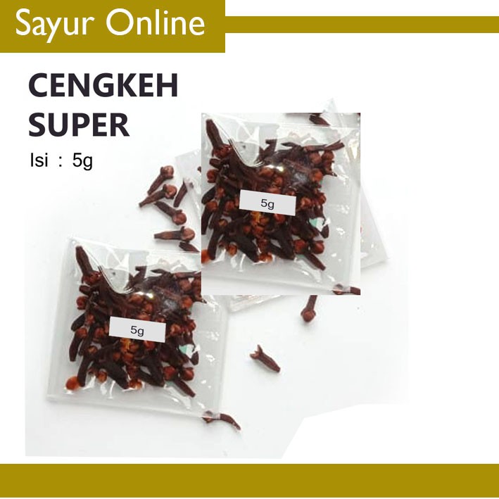 

[SayurOnline] CENGKIH / CENGKEH KERING - SUPER [5g]