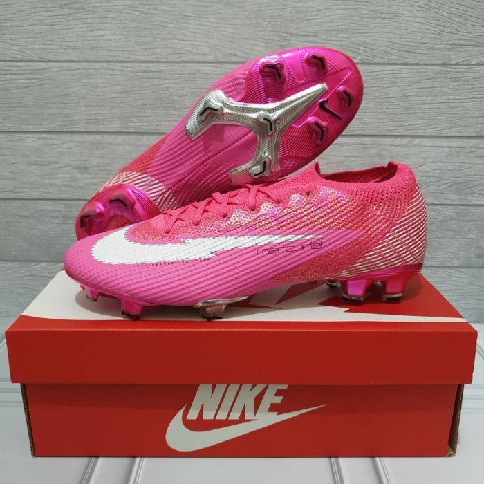 SEPATU BOLA NIKE MERCURIAL VAPOR13 ELITE MBAPPE PINK FG-SEPATU BOLA nike-sepatu bola