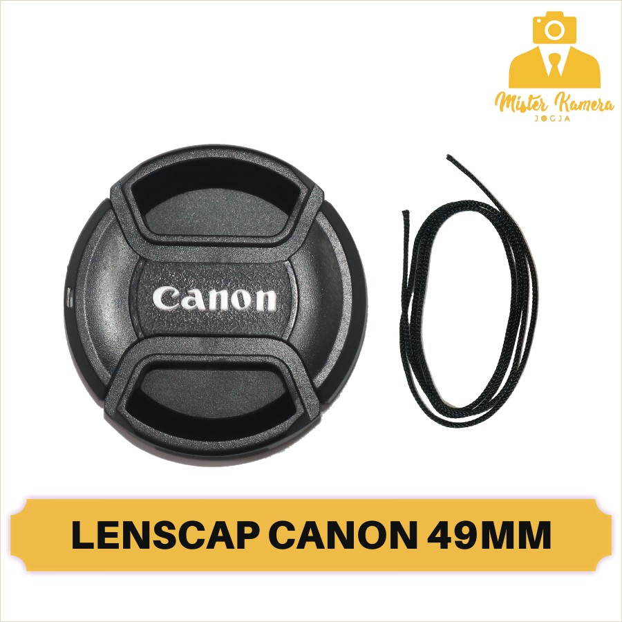 Lens Cap Lenscap Canon 49mm m3 m10 15-45mm Tutup Lensa Kamera 49 mm